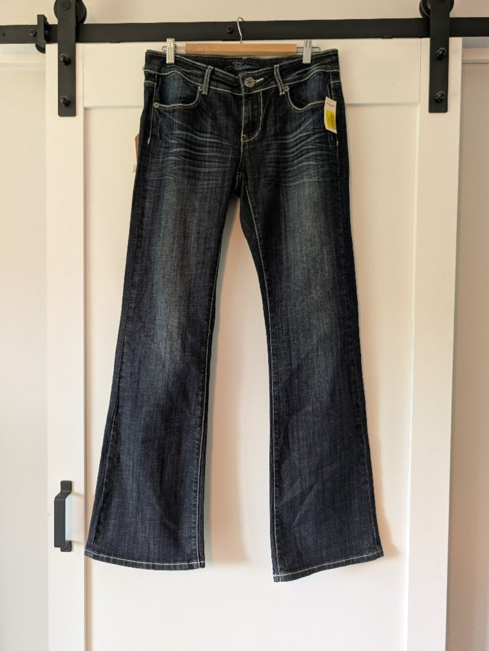Stetson 816 Classic Bootcut Low Rise Blue Jeans Western Women's Size 12 Long